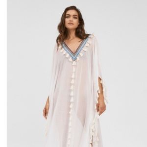 PITUSA TASSEL KAFTAN DRESS
